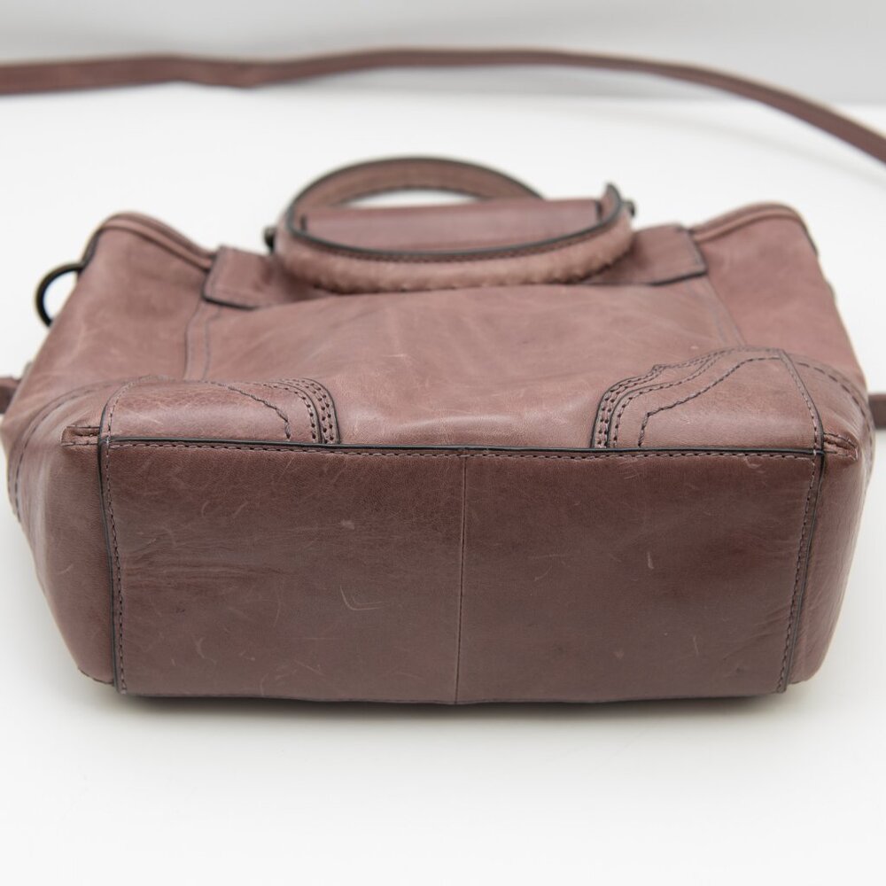 Frye Viviana Mini Tote Leather Crossbody + Handles Dusty Lilac - Picture 5 of 11